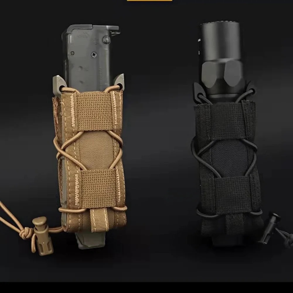Edc Carry Flashlight - 9MM Pokrowiec na pistolet z pojedynczym