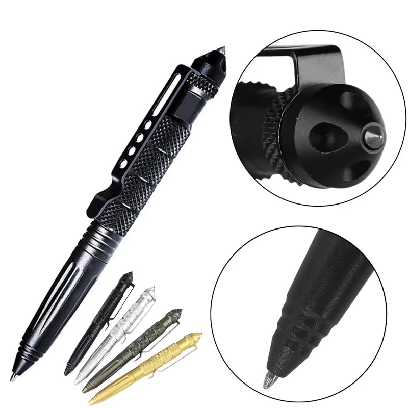 Pen Tactical Glass - 1/2 szt. Wysokiej jakości metalowy długopis