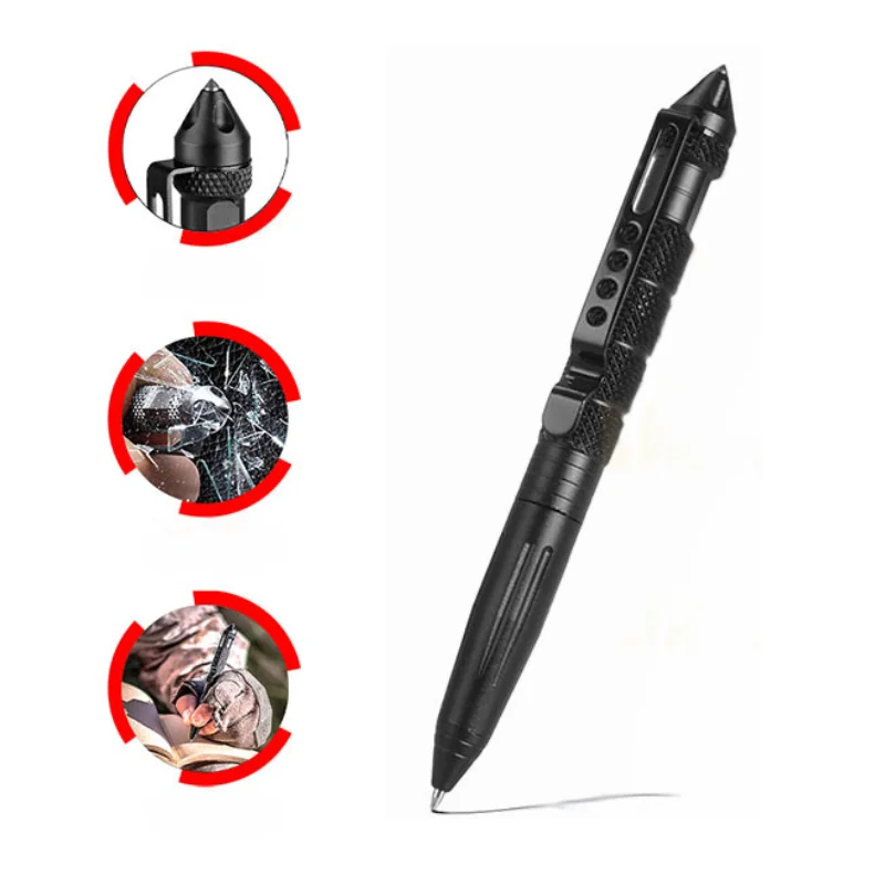 Pen Tactical Glass - Wielofunkcyjny długopis taktyczny do samoobrony, narzędzie