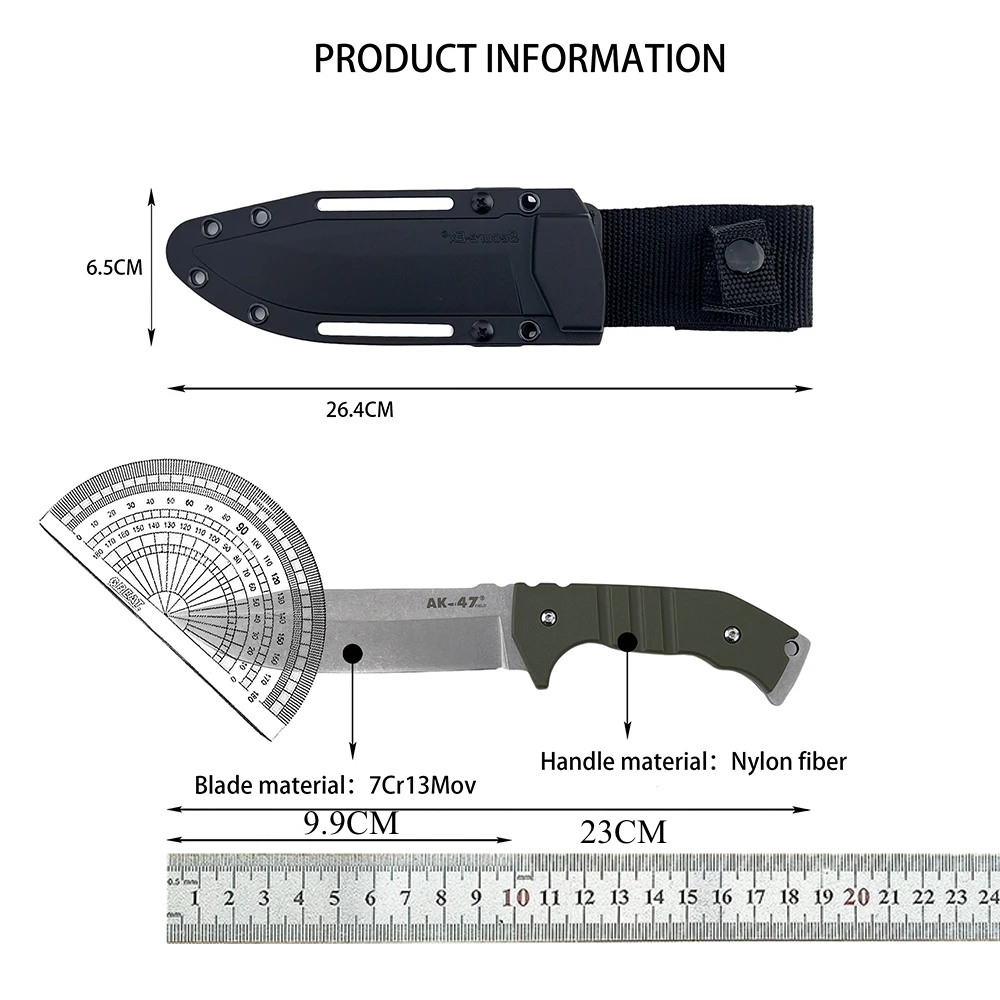 Edc Fixed Blade Deep Carry - Nóż ze stałym ostrzem EDC do