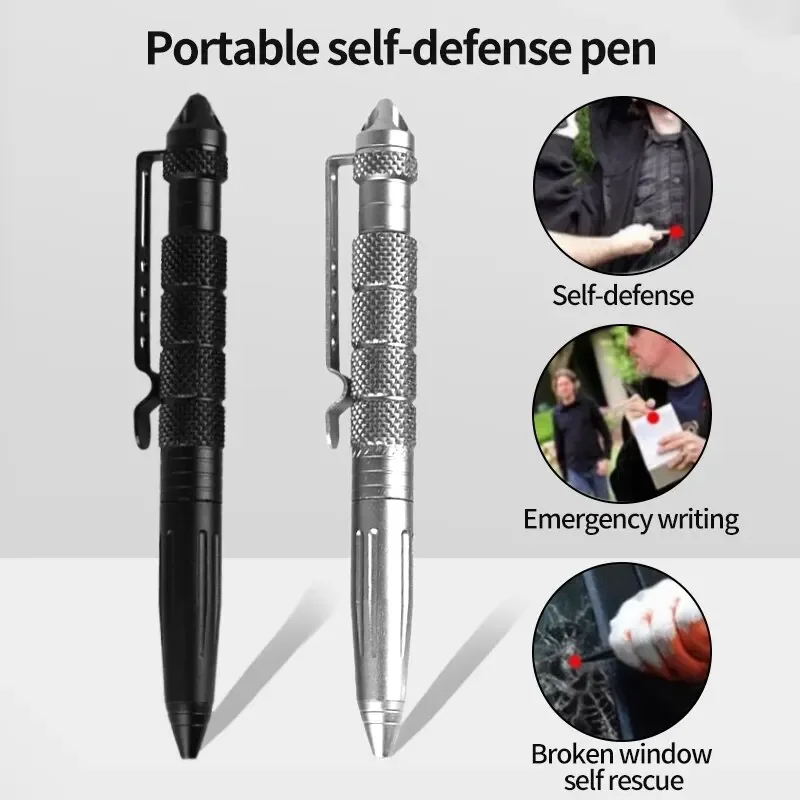 Pen Tactical Glass - Wielofunkcyjny długopis taktyczny ze stali wolframowej,