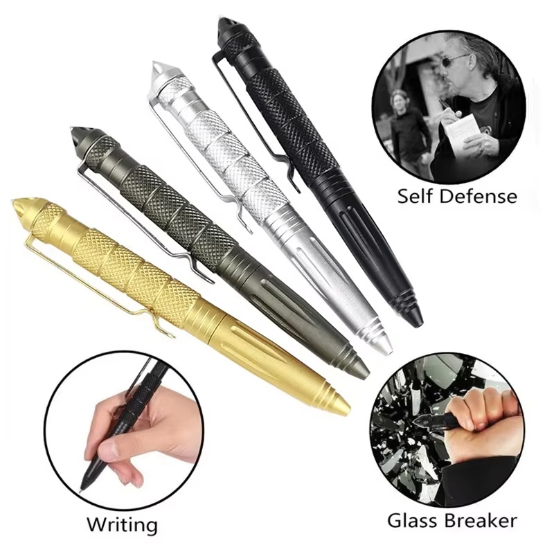 Pen Tactical Glass - Taktyczny długopis wojskowy ze stopu aluminium,