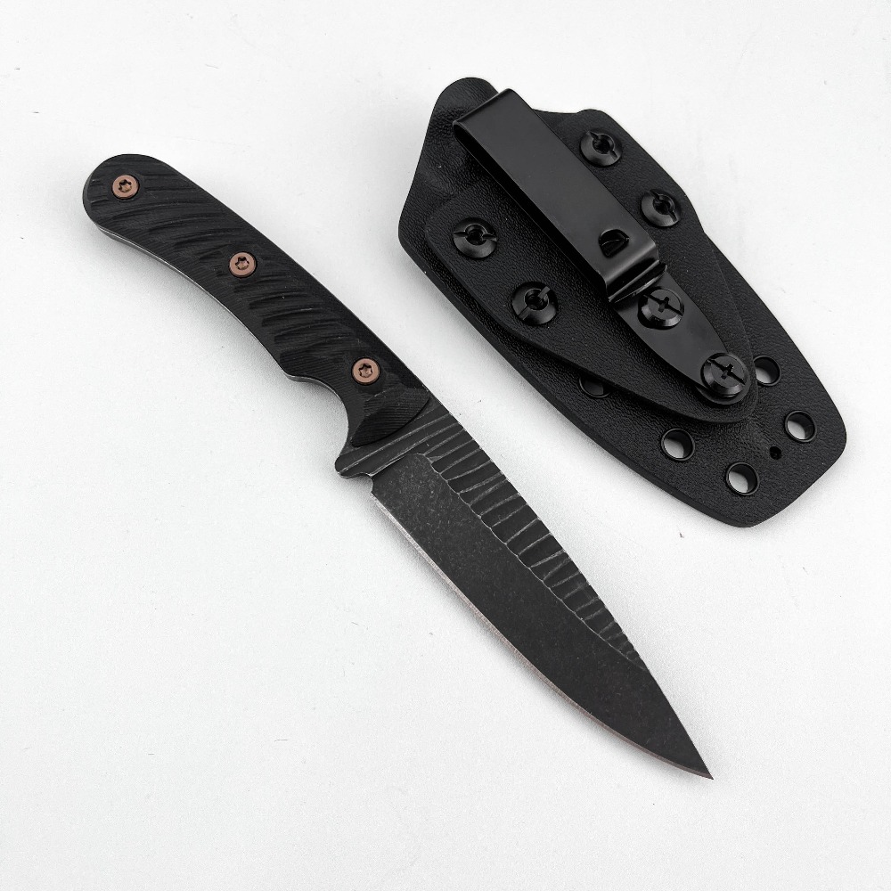 Edc Fixed Blade Deep Carry - Nóż bushcraftowy full tang z ostrzem