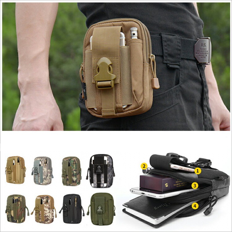 Edc Carry Box - Mała saszetka Molle saszetka biodrowa uchwyt