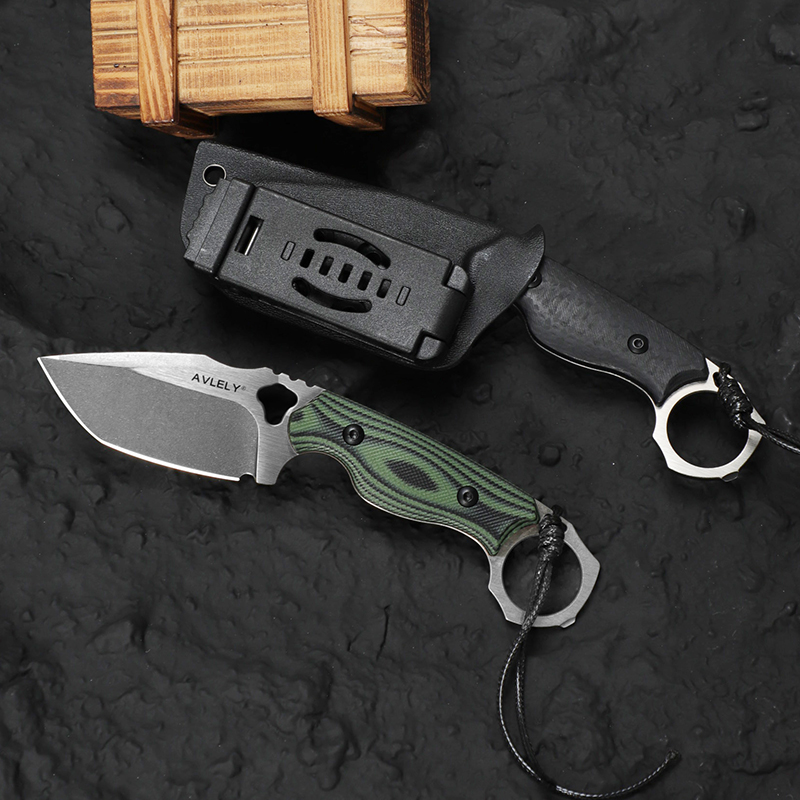 Edc Fixed Blade Deep Carry - Nóż z prostym ostrzem ze stali