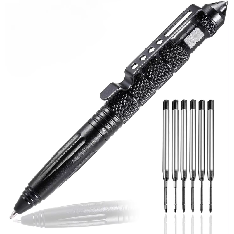 Pen Tactical Glass - Wojskowy długopis taktyczny, profesjonalny długopis do