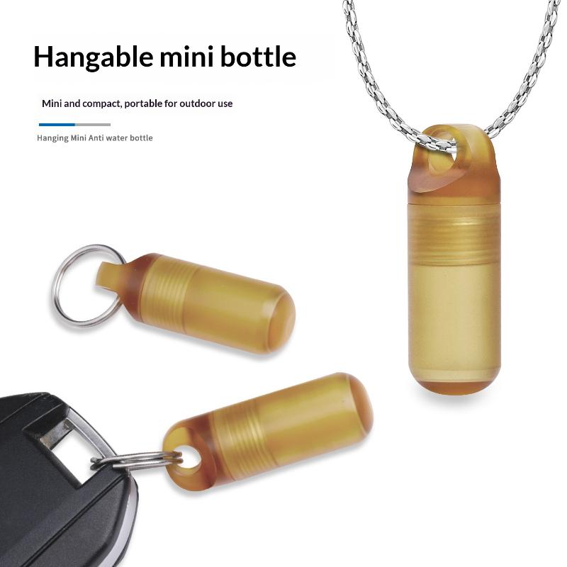 Edc Daily Carry - Mała butelka na pigułki, wielofunkcyjny pojemnik