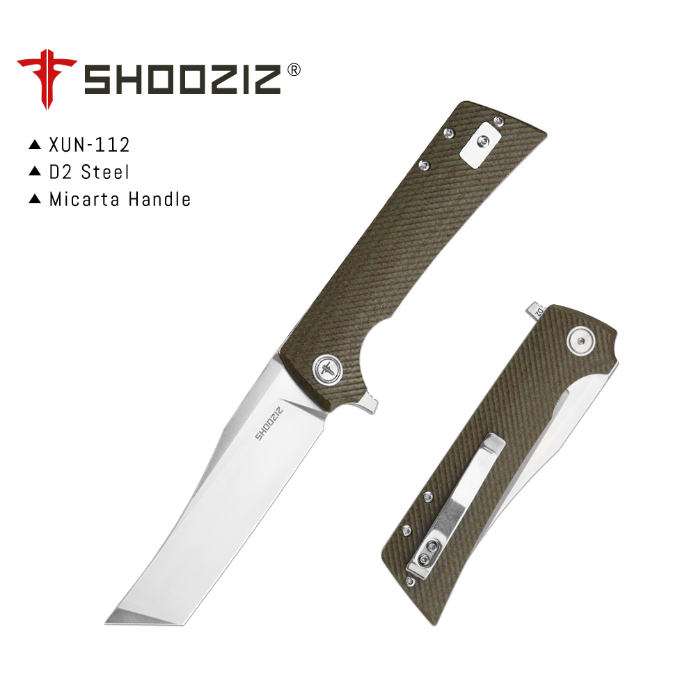 Nóż składany Shooziz XUN112 ED – Edc Carry Clip recenzja i cena