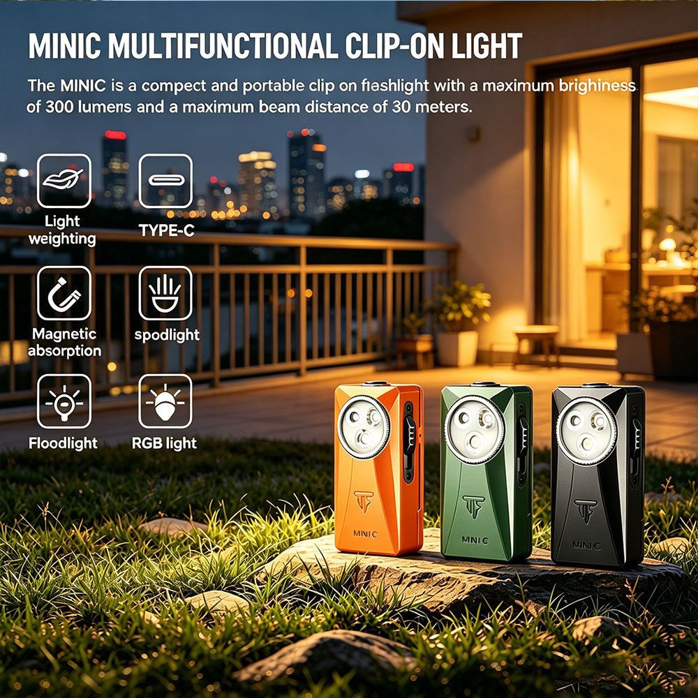 Trustfire MINIC 800 lumenów la – Edc Carry Flashlight recenzja i cena