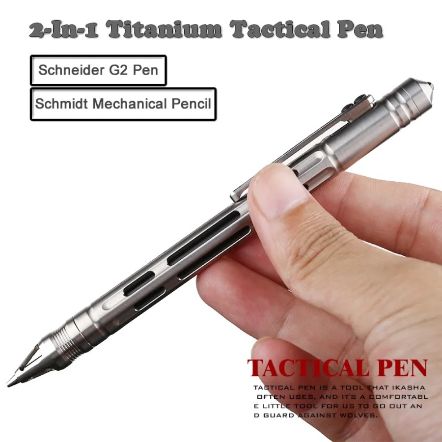 Tytanowy długopis taktyczny 2w – Pen Tactical Glass recenzja i cena