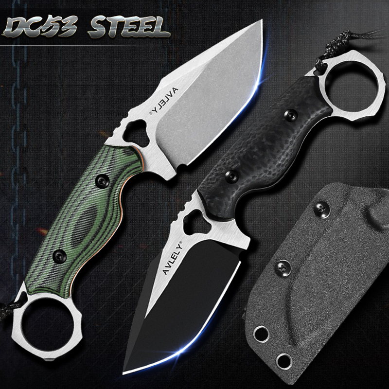Nóż z prostym ostrzem ze stali – Edc Fixed Blade Deep Carry recenzja i cena